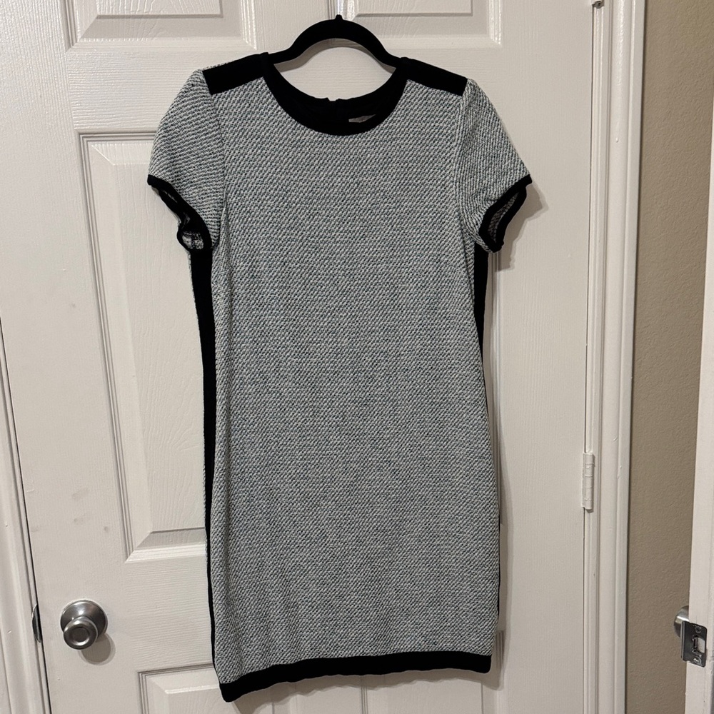 Elegant Black and Gray Dress